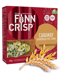 FINN CRISP Thin Crispbread Caraway-Kummin 